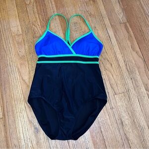 Blue, Black, & Green Catalina Swimsuit